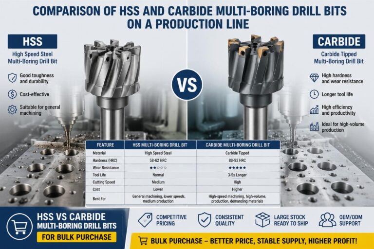 How to Pick HSS vs Carbide Drill Bits for Bulk Purchase From China Manufacturers