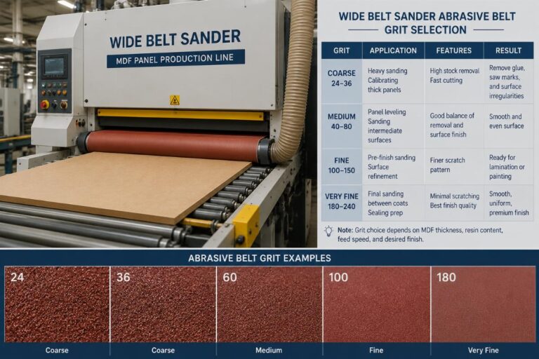 How to Select Wide Belt Sander Abrasive Belt Grit: China Manufacturer Guide